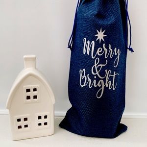 Customized Burlap Gift Bags